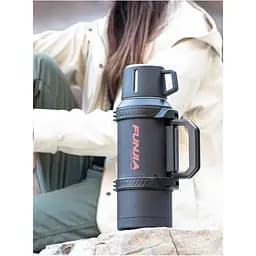 Термос XiaomiYouping Funjia Outdoor Travel Insulated Kettle 2L Black - мініатюра 4