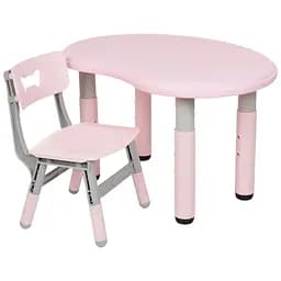 Дитячий столик Bambi Peanut-8 з регульованою висотою зі стільчиком