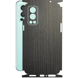 Захисна плівка StatusSKIN для OnePlus Nord 2 5G 2021 Корпус Вініл Дерево сріблясто-чорне