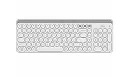 Клавиатура беспроводная Xiaomi MiiiW AIR85+ Bluetooth Dual Mode (MWBK01) MAC/iPad/PC (RU) White