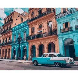 Картина по номерам ArtCraft Яркая Куба 40x50 см (10536-AC)