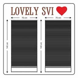 Набір жакардових рушників Lovely Svi для ванної, готелів, СПА, на подарунок,  70 х 140 см, темно – сірий Charcoal 2 шт.  - мініатюра 6