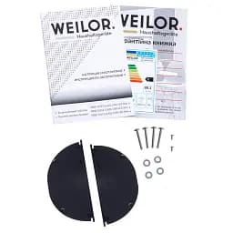 Витяжка повновбудована WEILOR PBSR 72651 GLASS WH 1300 LED Strip - мініатюра 12