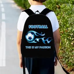 Рюкзак дитячий для футболіста 34х27см, міський ранець для хлопчика футбол (00460)