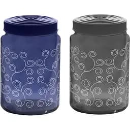 Банка Herevin Dark Blue-Grey-Ivy Mix 1.5 л в асортименті (140322-070)