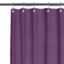 Шторка для душа и ванной Cosas с кольцами 180х180 ink, фиолетовый (ShowerCurtains_32Ink_DUK_180x180_Hook)