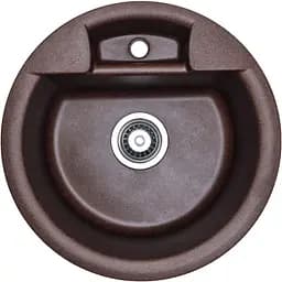 Кухонна мийка Adamant FINE mokko d 470x190 мм, без крила d 47 - мініатюра 1