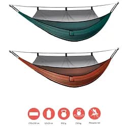 Гамак Grand Canyon Bass Mosquito Hammock Storm (360028), Зелений - мініатюра 3
