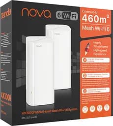 Система WiFi-Mesh MX12 NOVA AX3000, 2мод Tenda teh0017253 - мініатюра 8