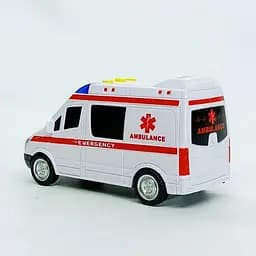 Дитяча автомодель "Швидка допомога" АвтоПром 7994, 17х7 см, звукові та світлові ефекти - мініатюра 3