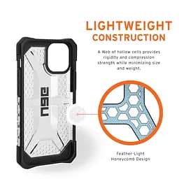 Оригінальний протиударний чохол UAG Plasma для iPhone 12 Mini (5.4") Ice 112343114343 - мініатюра 7