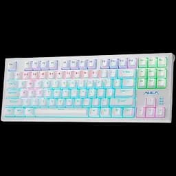 Клавіатура Aula F3032 Dark Yellow keys RGB White (6948391204680) - мініатюра 1
