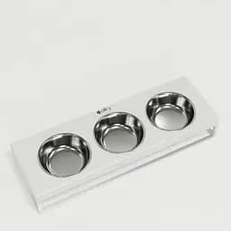 Hollky Base Bar — три миски на підставці (3 × 0,45 л) - мініатюра 6