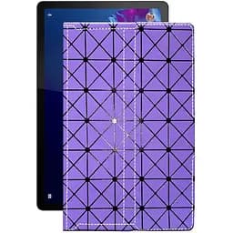 Чохол StatusCASE з екошкіри для планшету Lenovo Tab P11 Pro Фіолетовий ромб