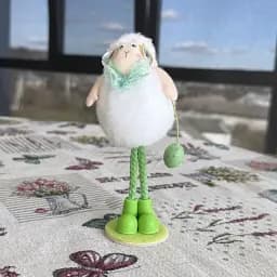 Великодній баранчик "Весняний стиль" білий MIS LT