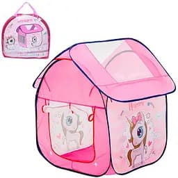 Дитячий намет єдиноріг Intex MR 1098 для маленьких мрійниць, 1 вхід накидка (88x88x108 см)