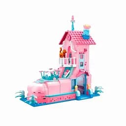 Конструктор Sluban M38-B0770 Весілля, 398 деталей — ігровий набір з будиночком і фігурками, різнокольоровий
