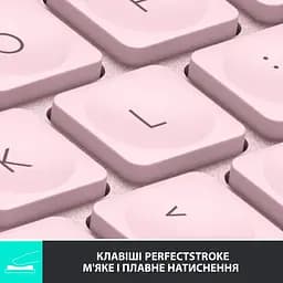 Клавіатура Logitech MX Keys Mini Wireless Illuminated Rose (920-010500) - мініатюра 2
