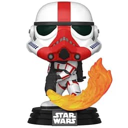 Фігурка Funko Pop Фанко Поп The Mandalorian Stormtrooper Мандалорець Штурмовик-спалювач 10 см Movies SW TM 350 - мініатюра 2