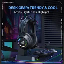 Навушники Onikuma ігрові M-95 Gaming Headset з мікрофоном та RGB підсвіткою для ПК PS4 PS5 Xbox провідні геймерські - мініатюра 6