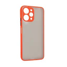 Чехол-накладка для Xiaomi Redmi 12 4G, Frosted Matte, красный, противоударный чехол с защитой всего корпуса, термополиуретан TPU + поликарбонат PC, ArmorStandart (ARM68553)