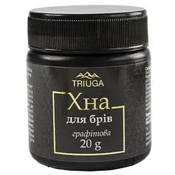 Хна для бровей Triuga аюрведическая тон графитовый 20 г