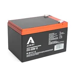 Тягова акумуляторна батарея AGM AZBIST 6-DZM-12, 12V 12Ah F2 (151х98х101 мм) Black Q3