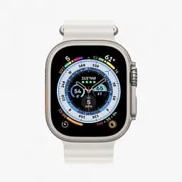 Смарт-годинник Hk8 pro Max Ultra сенсорний українське меню white (16078) - мініатюра 3