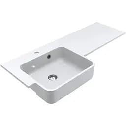 Умивальник Miraggio Fontana L глянцевий 0000518, Білий