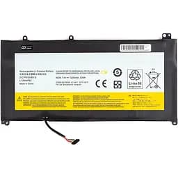 Акумулятор PowerPlant для ноутбуків LENOVO Ideapad U430 (L12M4P62) (long cable) 7.4V 7200mAh