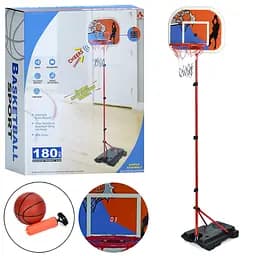 Баскетбольне кільце, щит 46.5x32.5 см, металеве кільце, звук, на бат. MR1516