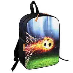 Рюкзак шкільний дитячий 36х27см з футбольним м'ячем для хлопчика (00739)