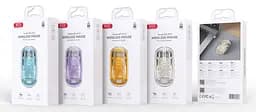 Комп'ютерна миша XO M12 Bluetooth wireless transparent Yellow teh0022041 - мініатюра 2