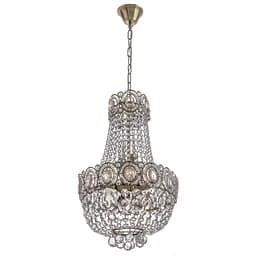 Люстра підвісна Brille кришталева E14 40W BZ (BCL-375S/6)