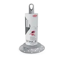 Тримач для паперових рушників TOSCA біло-сірий (55302)