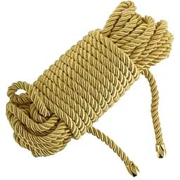 Мотузка для шибарі Lockink Sevanda Shibari Pratice Rope Golden, 8 метрів