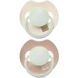 Пустушка силіконова динамічна LOVI Prime Glow/Blush Glow 18+ міс 2 шт. Ivory (34/438) - мініатюра 2