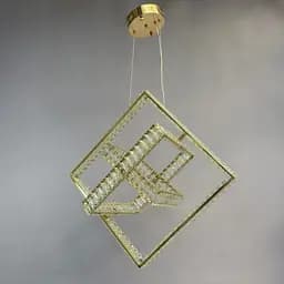 Дизайнерська кришталева люстра Linisoln 089-504030 FG,100 Вт, геометрія 50×40×30 см, освітлення 15-17 м2 - мініатюра 5