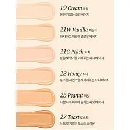 Сяючий тональний кушон Tocobo Apple Dewy Fit Cushion 21C Peach 15 г (TOC051) - мініатюра 4