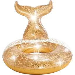 Надувной круг Intex 56258 EU Русалочка. Размером 147x107x79см, от 9 лет