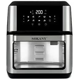 Аерофритюрниця безмасляна Sokany SK-ZG-802 12л електрична з сенсорним керуванням, таймер 1800Вт