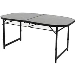 Стіл Bo-Camp Northgate Oval 150x80 cm Black/Grey (1404188) - мініатюра 3