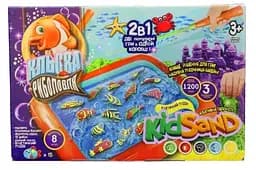 Гра Кльова риболовля + Кінетичний пісок Kidsand українською KRKS-01-01U