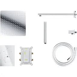 Душова система прихованого монтажу Corsan Adour хром + BOX з термостатом Z01TCH, Хром