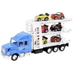 Іграшкова вантажівка з платформою для машинок IM78B