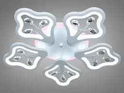 Стельова LED-люстра з диммером та підсвічуванням, 95W - мініатюра 3