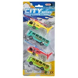 Набор транспорта, 9 см, 4 шт., L778-8-10 (В ассортименте)