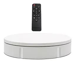 Поворотний стіл для предметної фотозйомки предметів до 100 кг Nectronix 30B, діаметром 30 см, білий (101218)