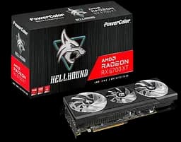 Відеокарта AMD Radeon RX 6700 XT 12GB PowerColor Hellhound (AXRX 6700XT 12GBD6-3DHL) Б/В - мініатюра 1
