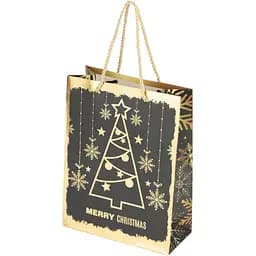 Пакет подарунковий новорічний Ялинка 2088S Різнокольоровий (NY)